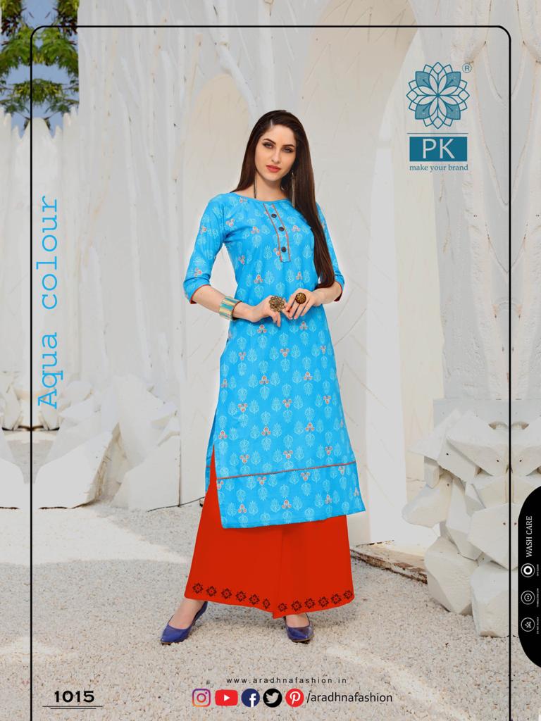 Pk Present Lifestyle Vol 2 Casual Wear Kurtis Catalogue