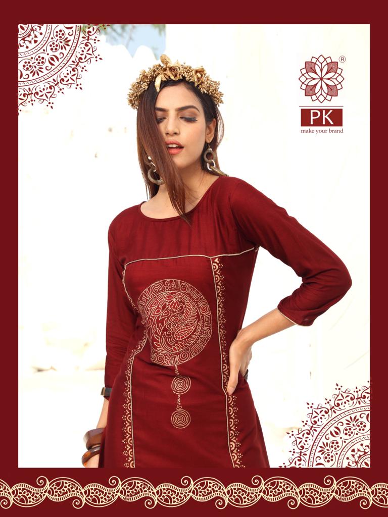 Pk Present Lifestyle Vol 2 Casual Wear Kurtis Catalogue