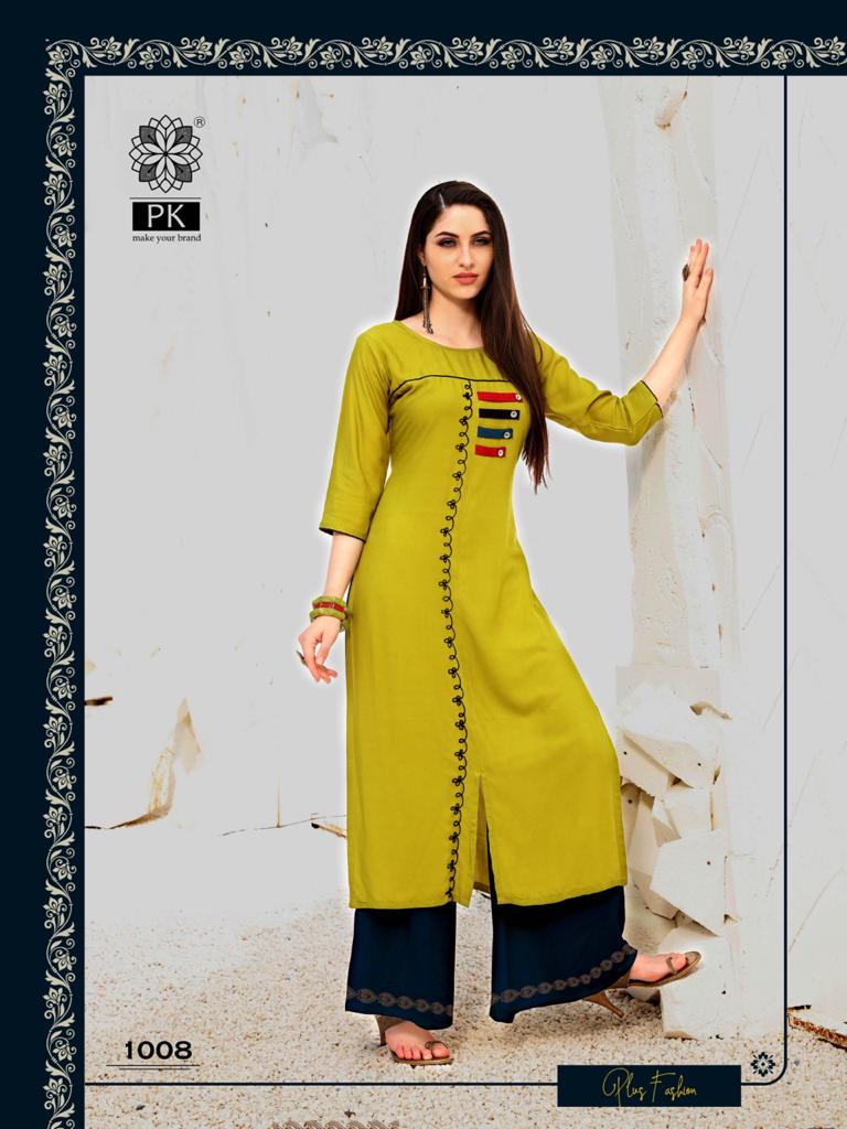 Pk Present Lifestyle Vol 2 Casual Wear Kurtis Catalogue