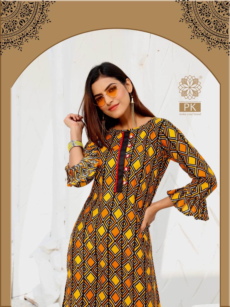 Pk Present Lifestyle Vol 2 Casual Wear Kurtis Catalogue