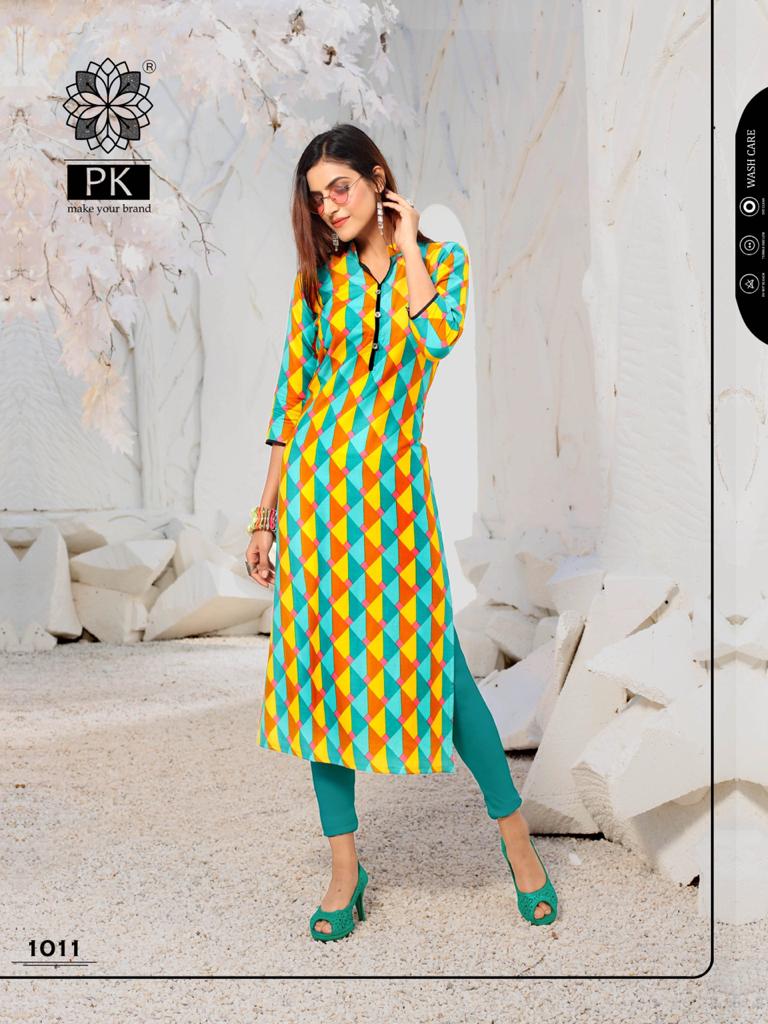 Pk Present Lifestyle Vol 2 Casual Wear Kurtis Catalogue