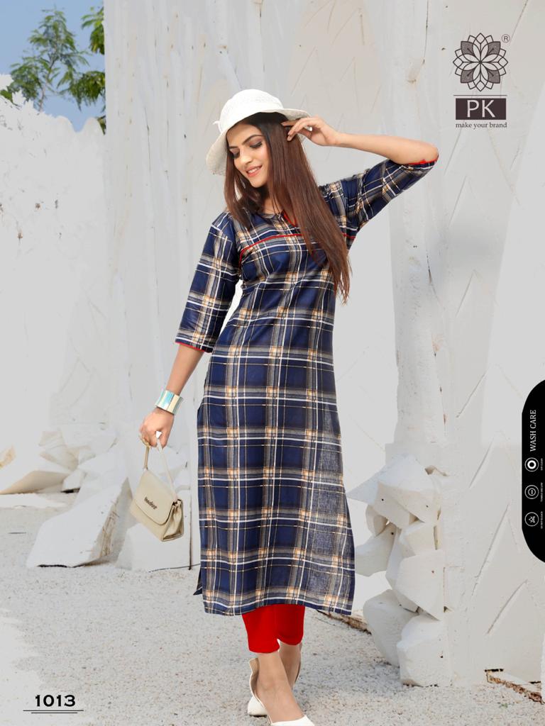 Pk Present Lifestyle Vol 2 Casual Wear Kurtis Catalogue