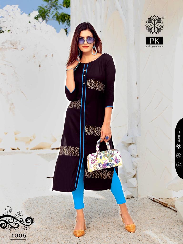 Pk Present Lifestyle Vol 2 Casual Wear Kurtis Catalogue