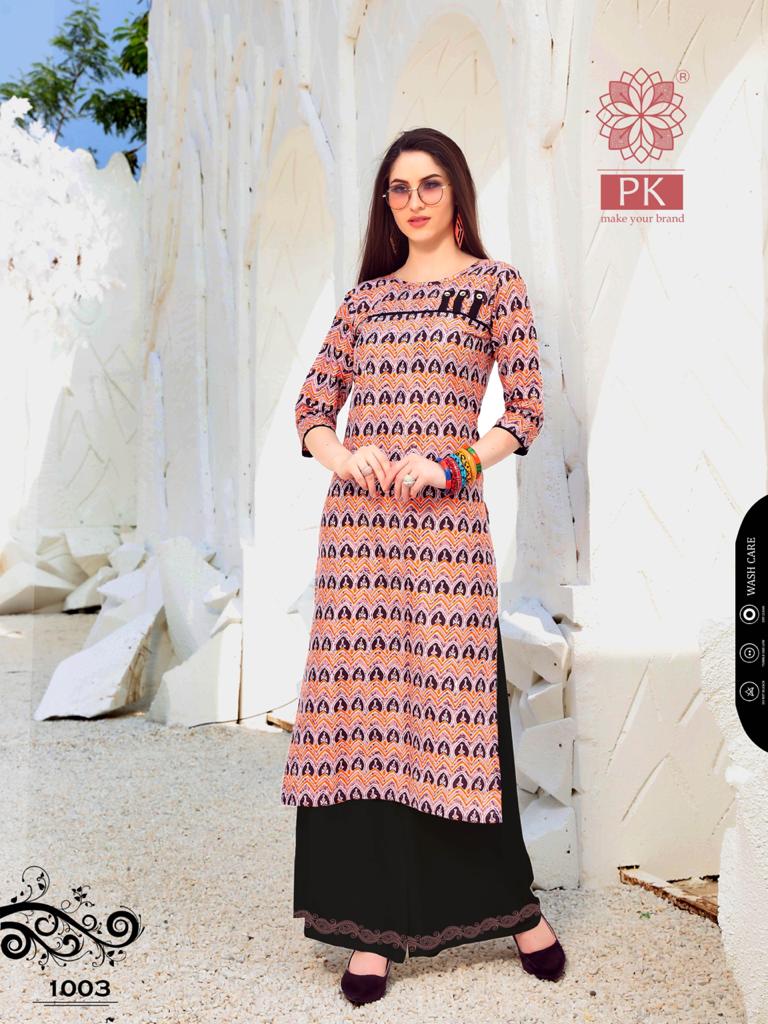 Pk Present Lifestyle Vol 2 Casual Wear Kurtis Catalogue