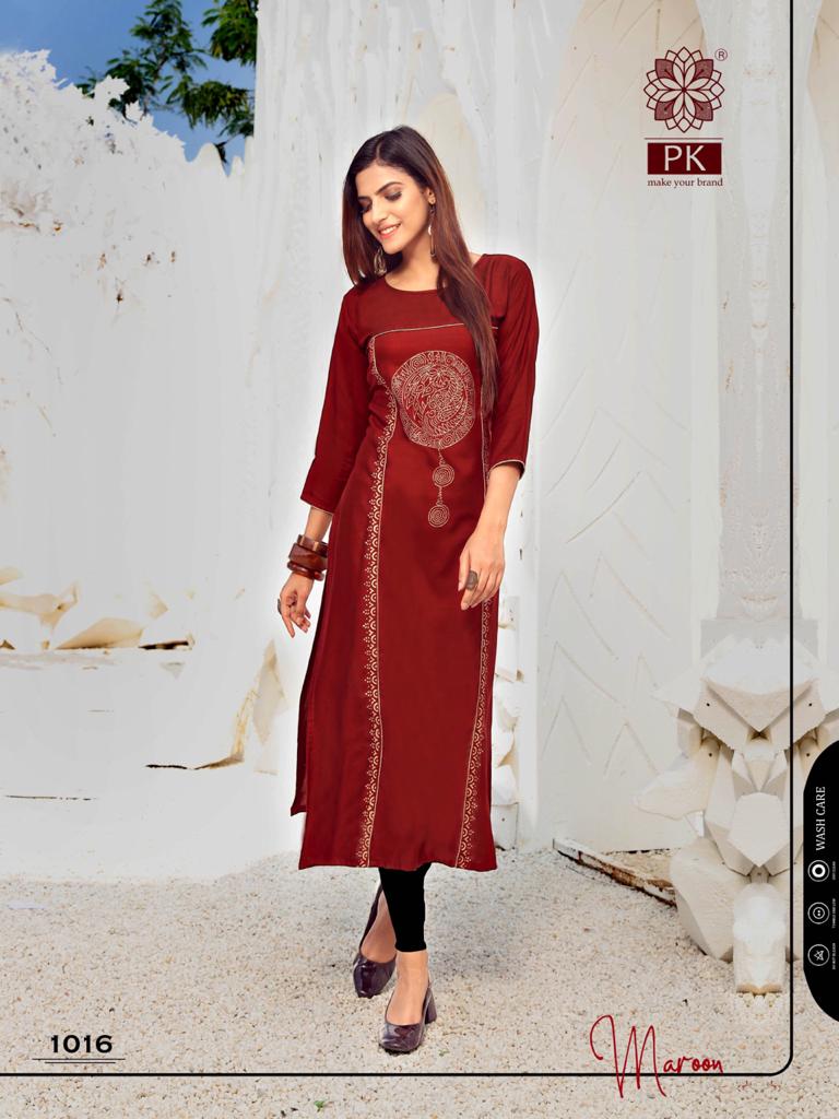 Pk Present Lifestyle Vol 2 Casual Wear Kurtis Catalogue