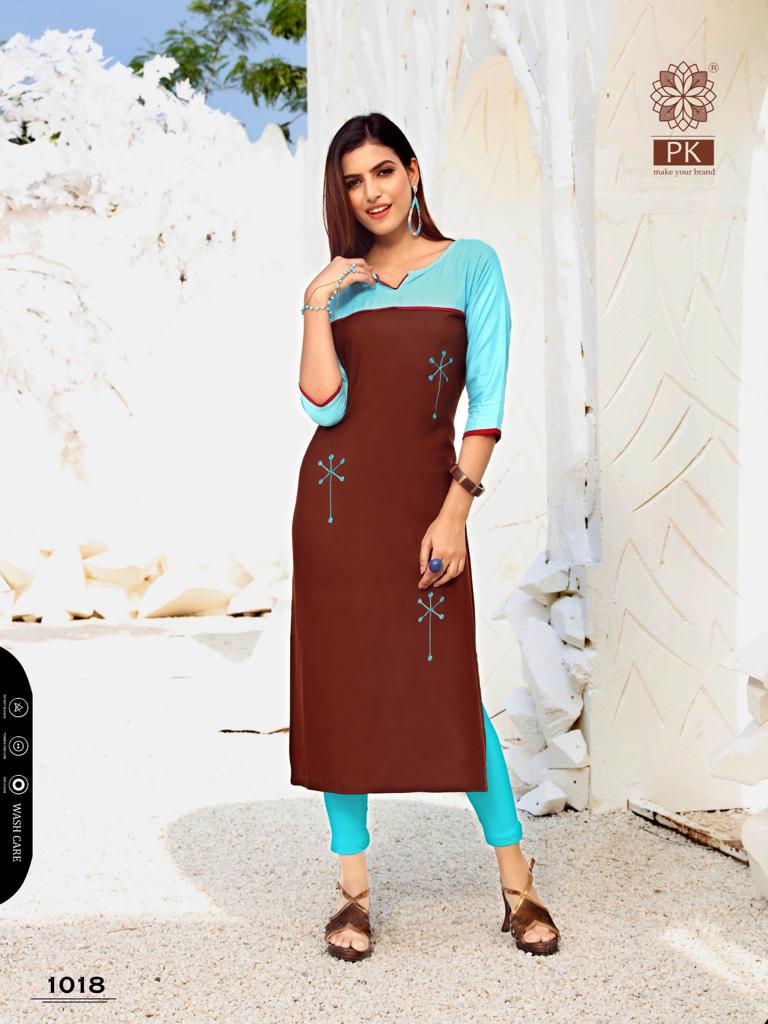 Pk Present Lifestyle Vol 2 Casual Wear Kurtis Catalogue