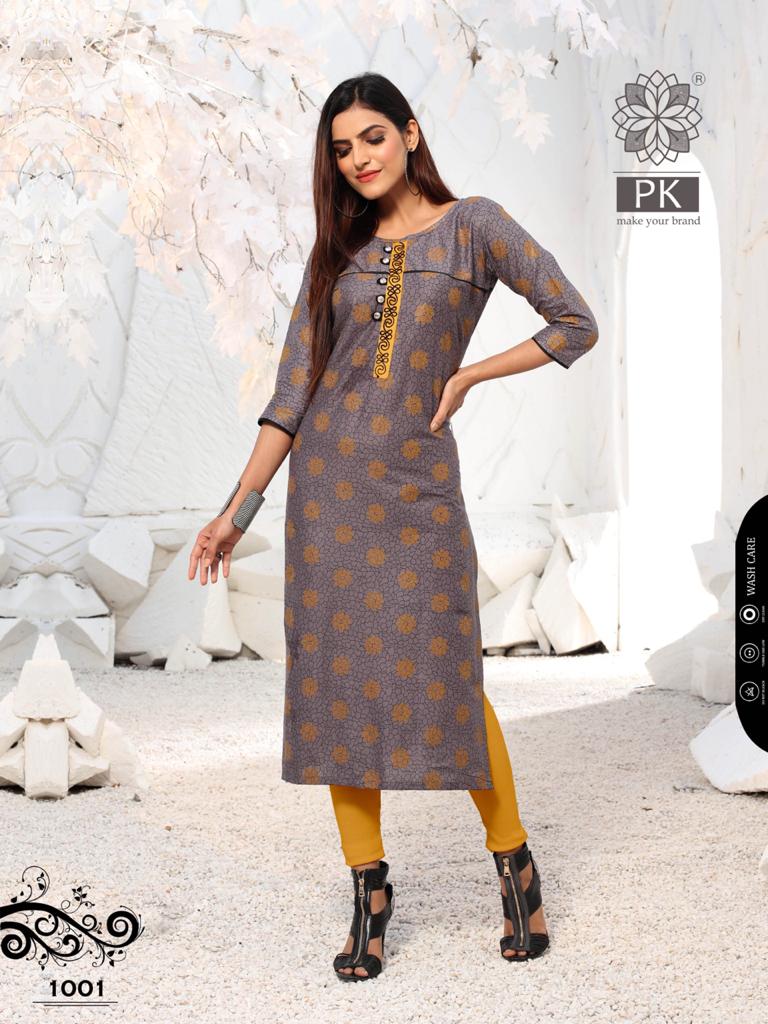 Pk Present Lifestyle Vol 2 Casual Wear Kurtis Catalogue