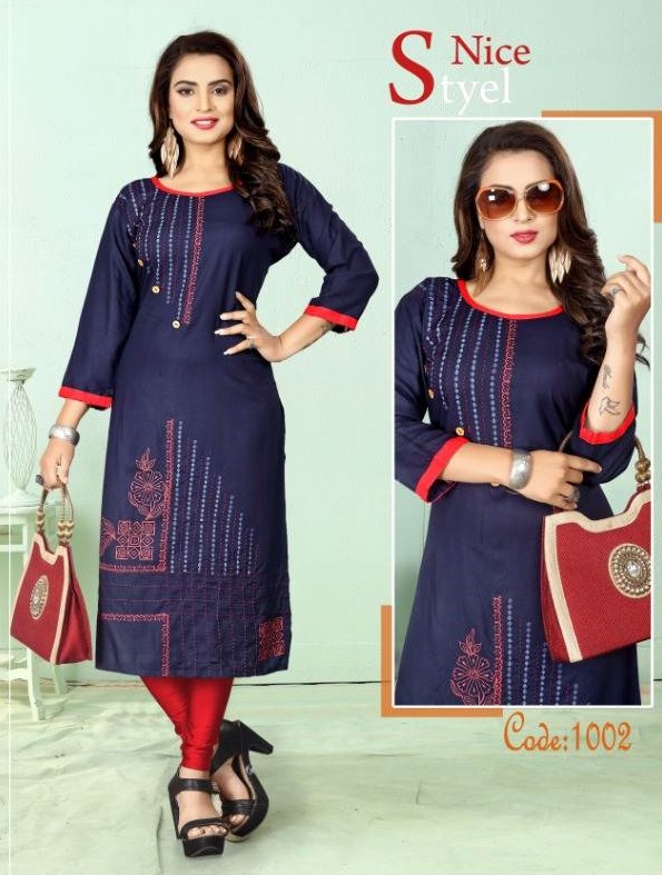 Poorvi  By Culture 1 Heavy Rayon Hand Worked Kurti Collection