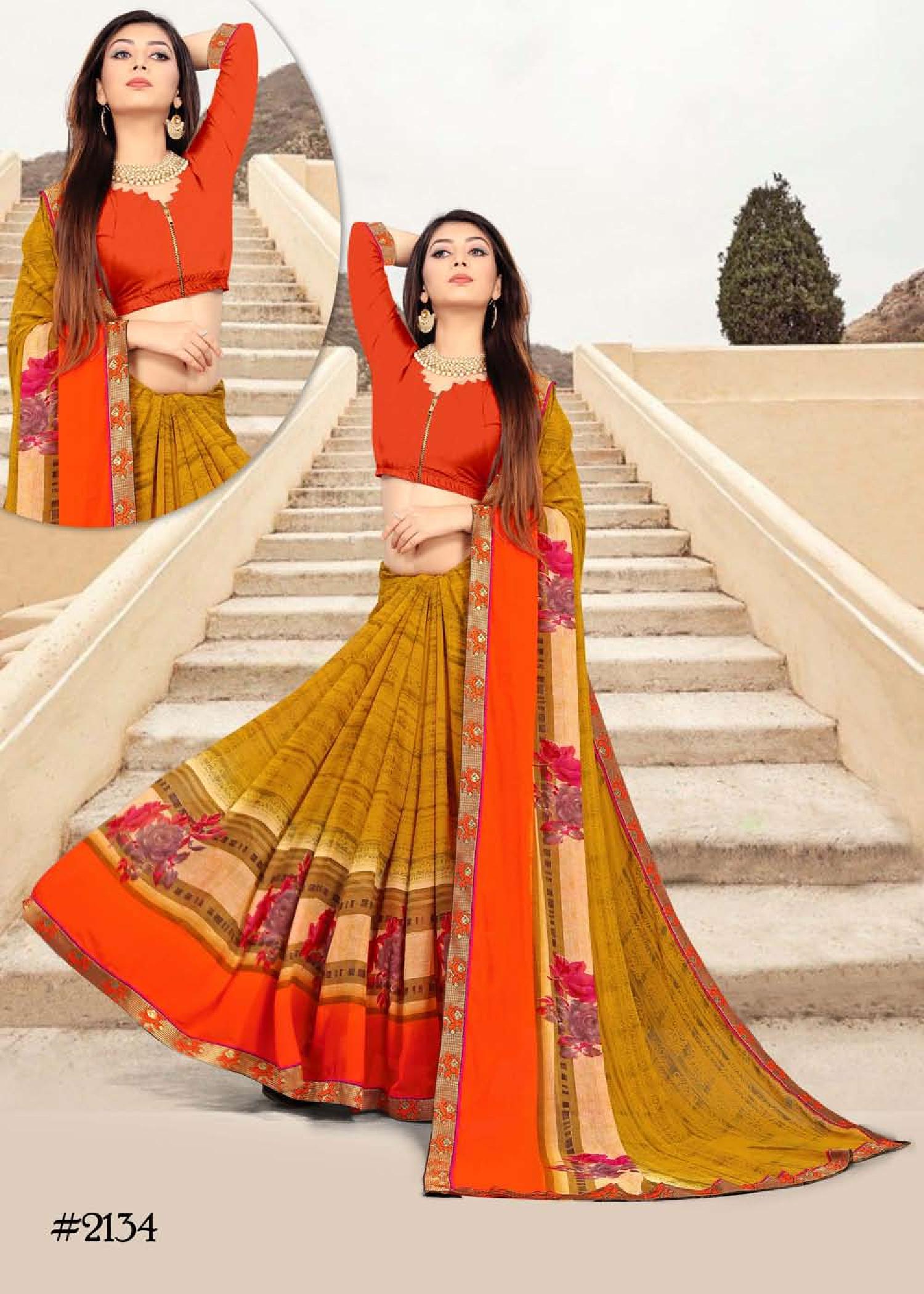 Rakshita  Weight Less Casual Wear Sarees Catalogue