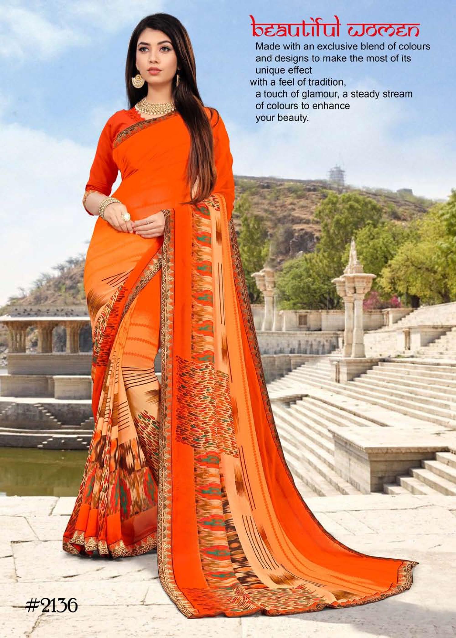 Rakshita  Weight Less Casual Wear Sarees Catalogue