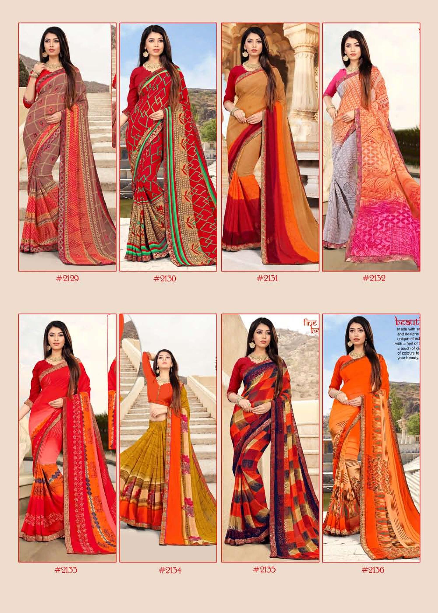 Rakshita  Weight Less Casual Wear Sarees Catalogue