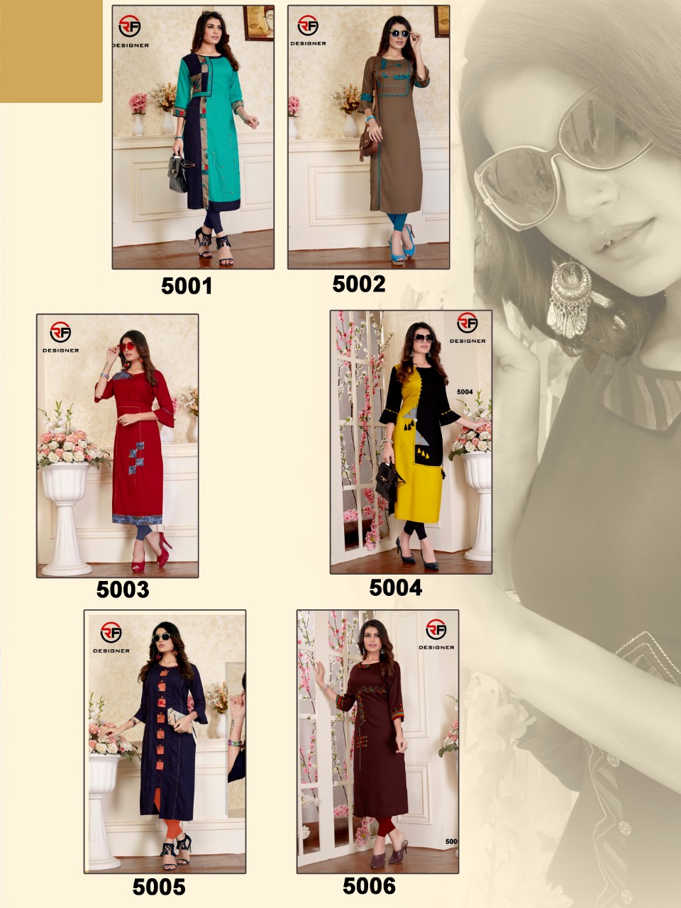 Rf Present Pearl Vol 5 Kurtis Catalogue