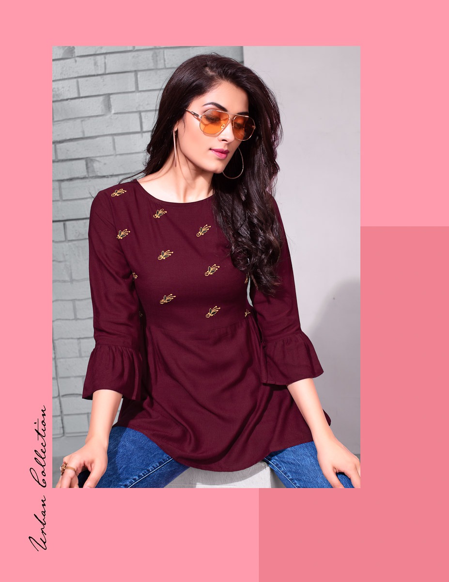 Riya Presents Pinky Western Top Collection.