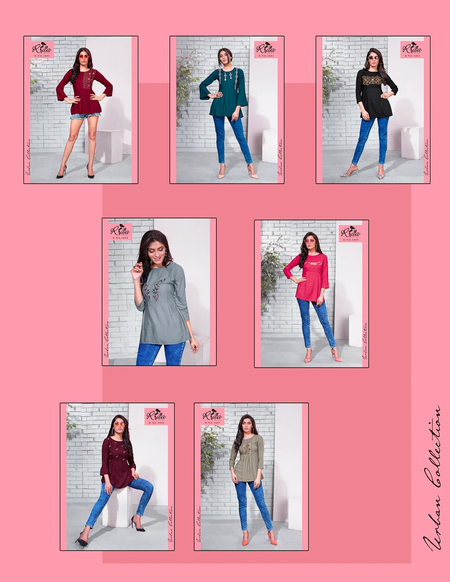 Riya Presents Pinky Western Top Collection.