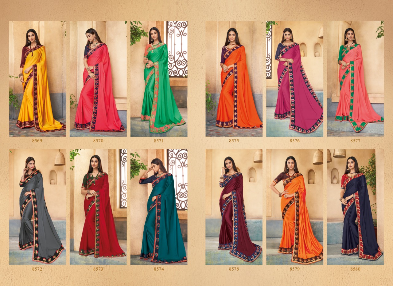 Shangrila Present Gulmarg Party Wear Designer Sarees Catalogue