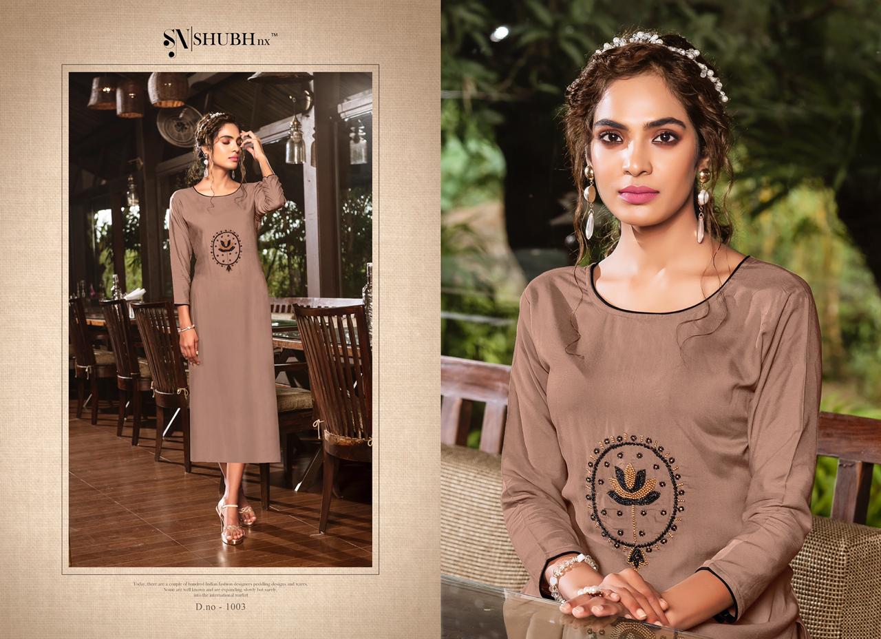 Shubh Nx Present Poshaak Casual Wear Kurtis Catalogue