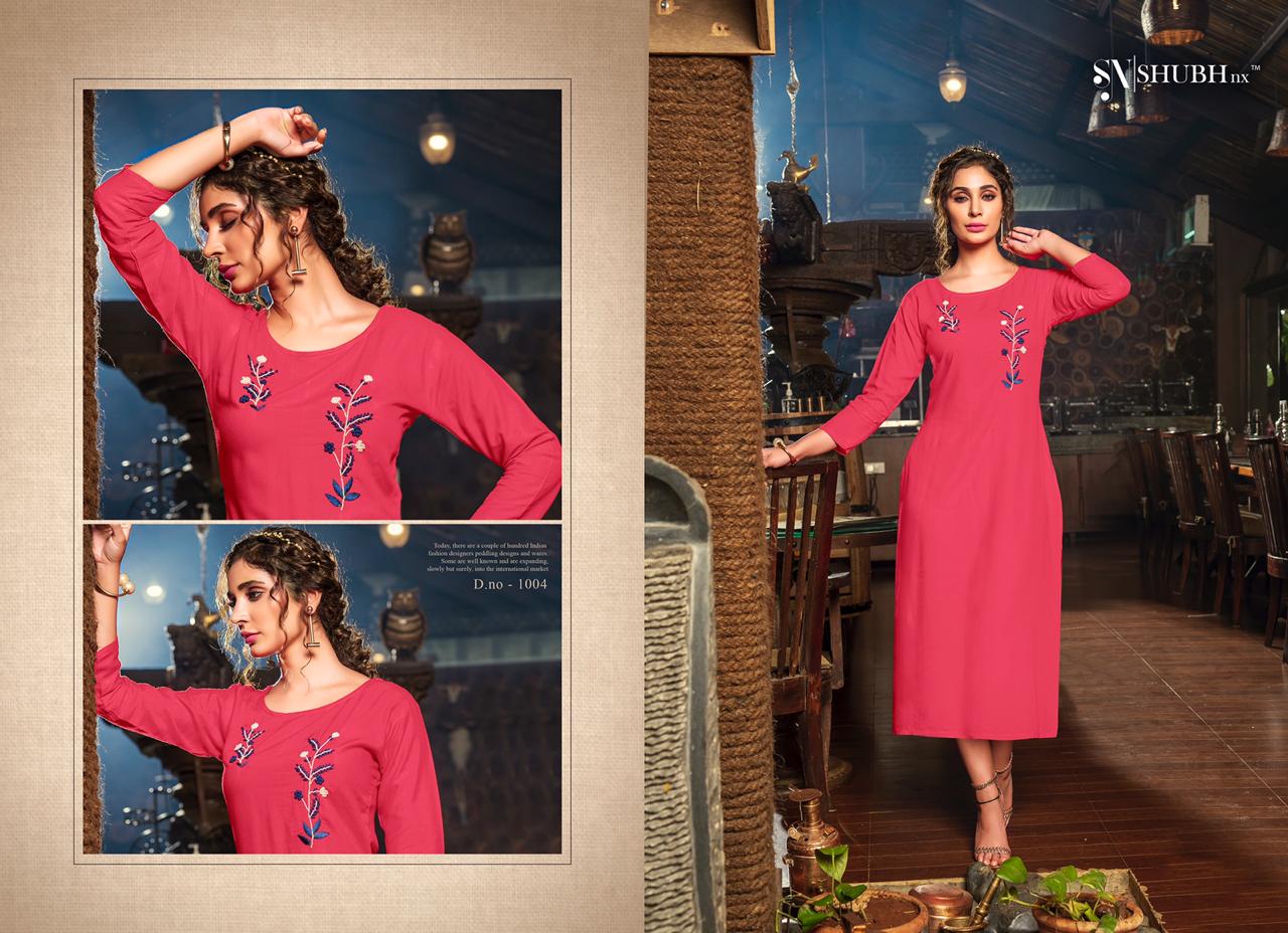 Shubh Nx Present Poshaak Casual Wear Kurtis Catalogue