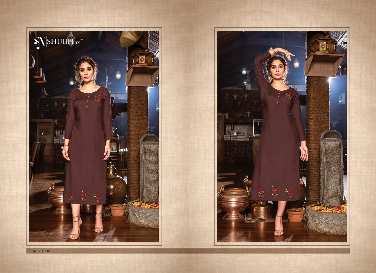 Shubh Nx Present Poshaak Casual Wear Kurtis Catalogue