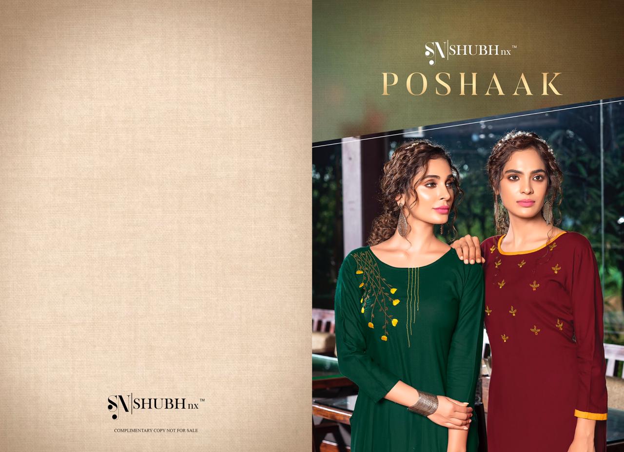 Shubh Nx Present Poshaak Casual Wear Kurtis Catalogue