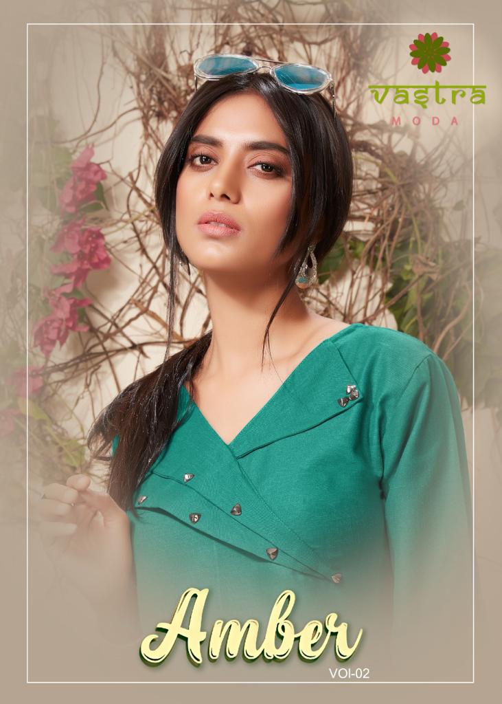 Vastra Moda Present Amber Vol 2 Casual Wear Kurtis Catalogue