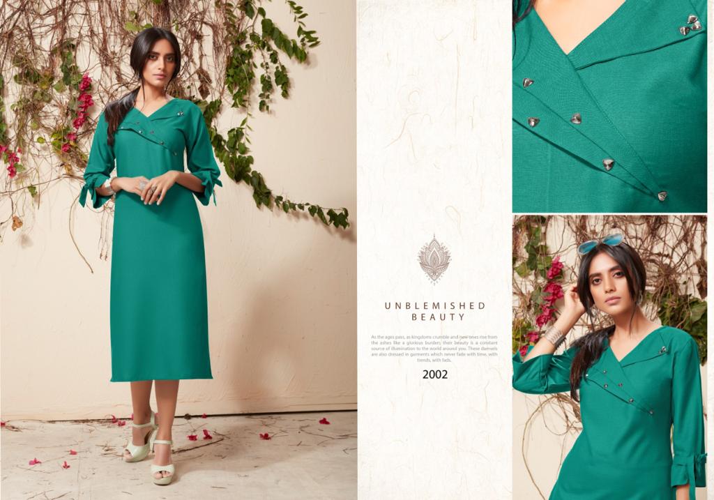 Vastra Moda Present Amber Vol 2 Casual Wear Kurtis Catalogue