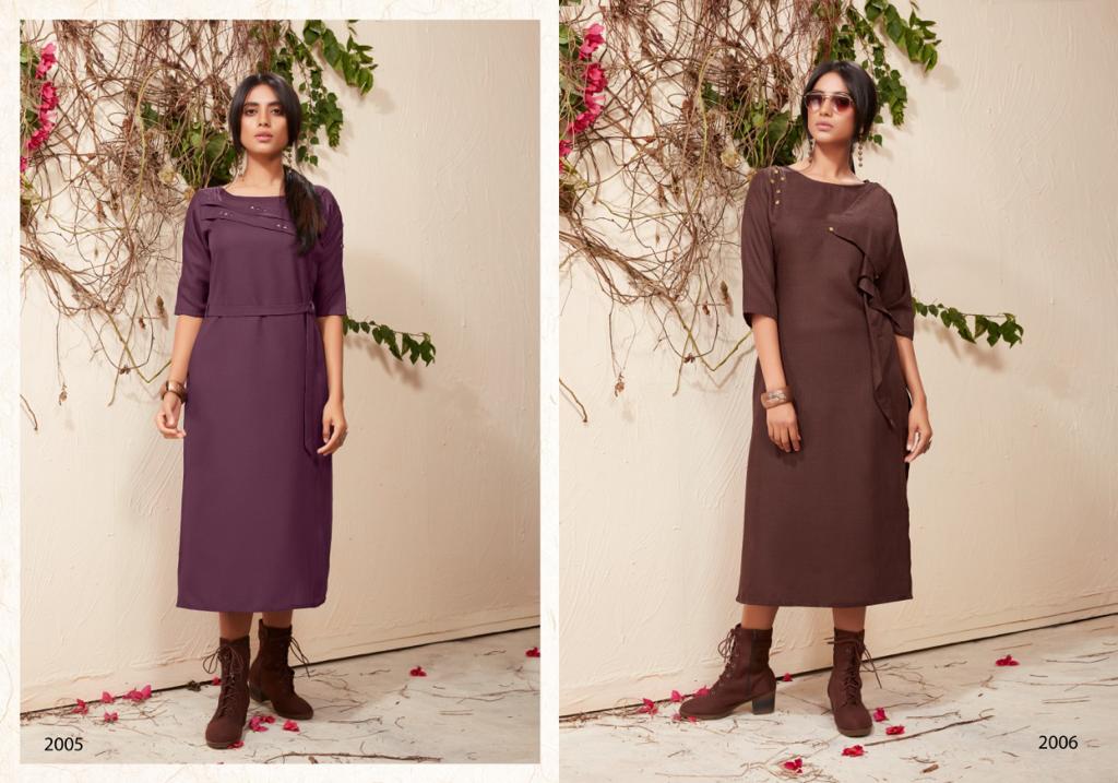 Vastra Moda Present Amber Vol 2 Casual Wear Kurtis Catalogue