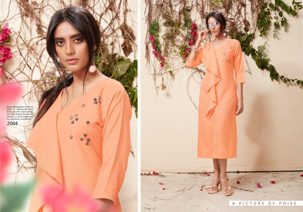 Vastra Moda Present Amber Vol 2 Casual Wear Kurtis Catalogue