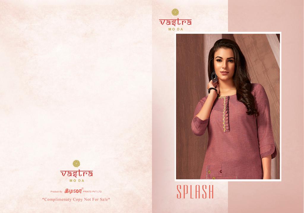 Vastra Moda Present Splash Vol 1 Kurtis Catalogue