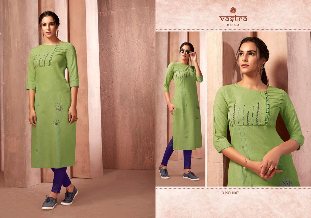 Vastra Moda Present Splash Vol 1 Kurtis Catalogue