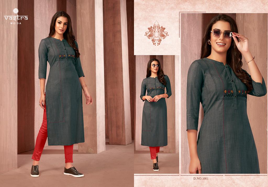 Vastra Moda Present Splash Vol 1 Kurtis Catalogue