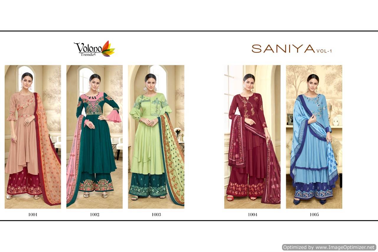 Volono  By Saniya 1  Discount 5%  Salwar Suit Catalog