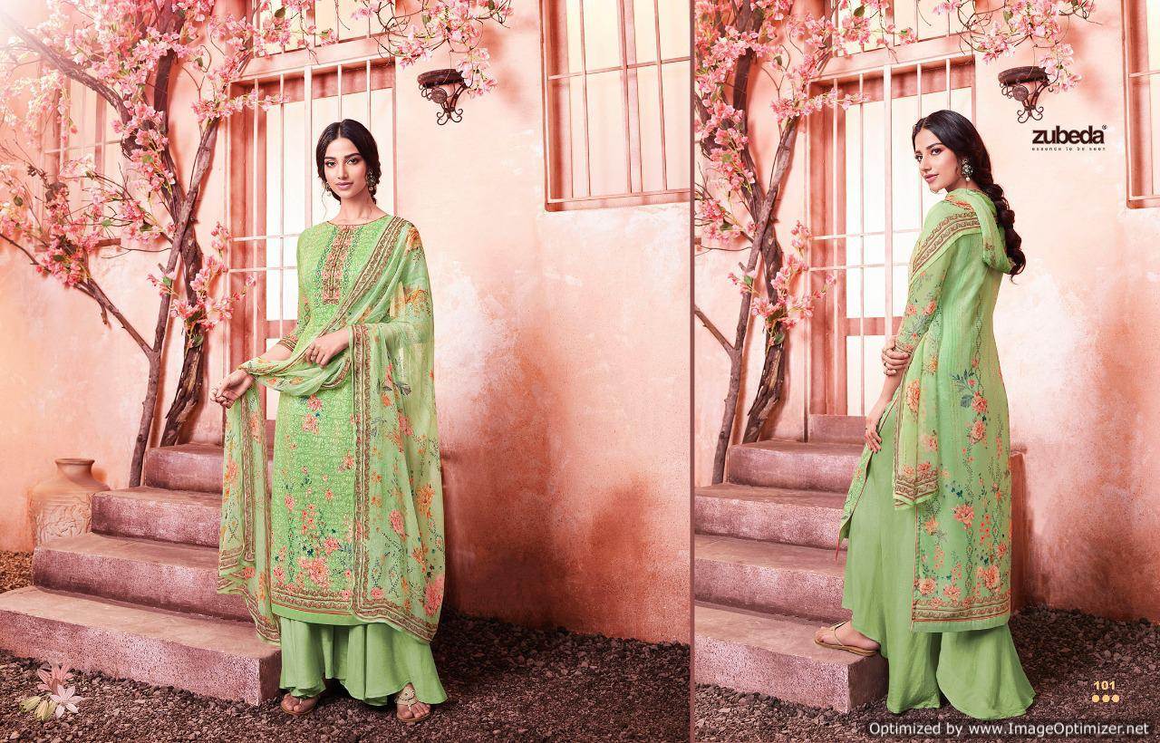 Zubeda By Mehar Designer Printed Dress Material Catalogue