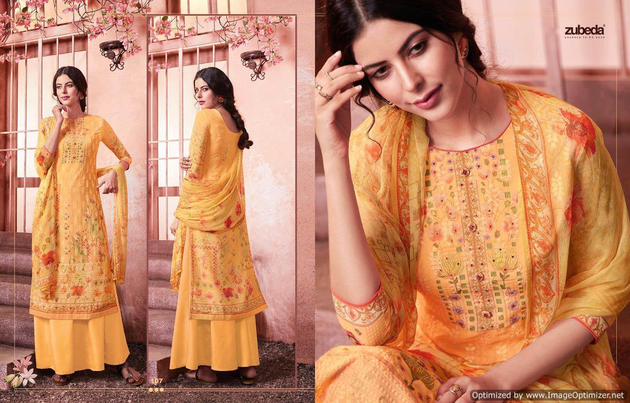 Zubeda By Mehar Designer Printed Dress Material Catalogue