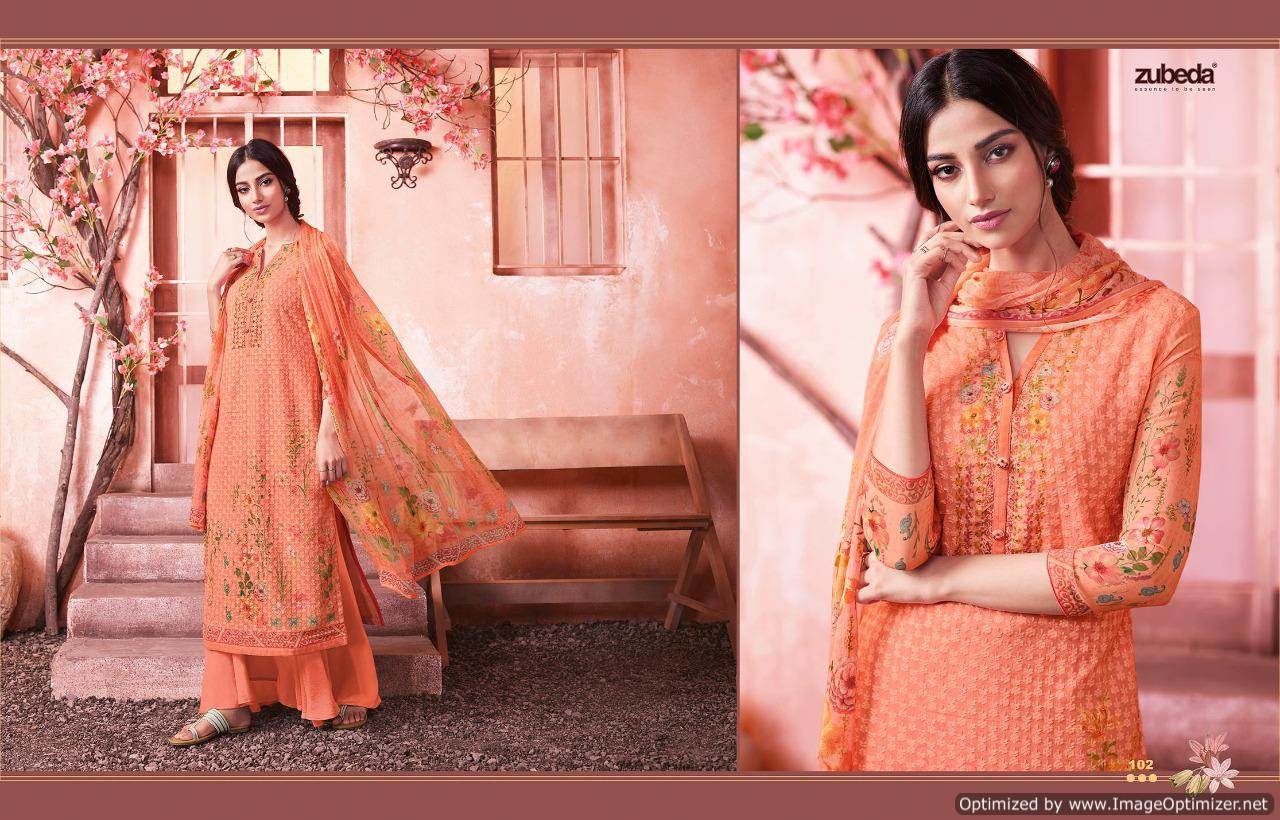 Zubeda By Mehar Designer Printed Dress Material Catalogue