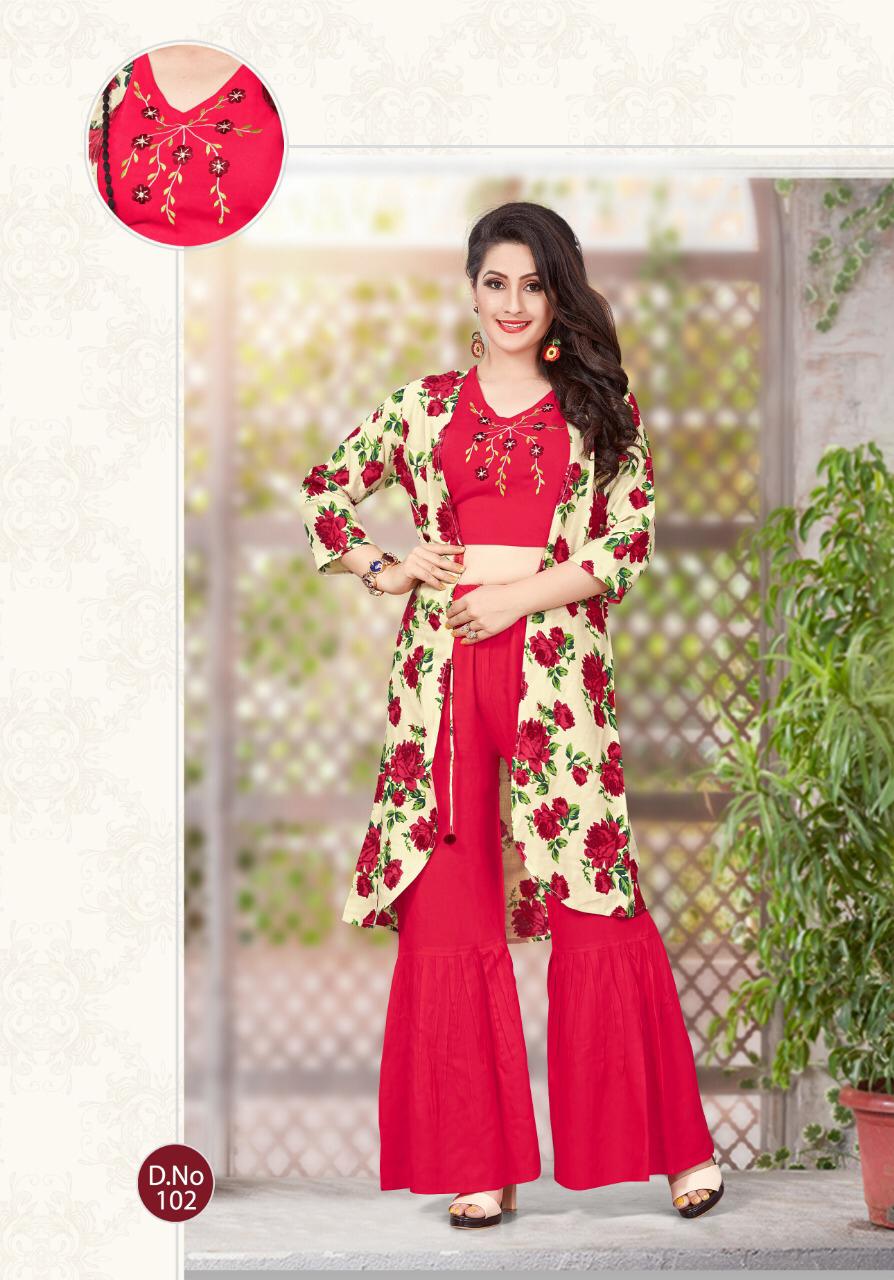 Cherry Vol 1 By Sreenath Creation Pure 14 Kg Rayon Designer Party Wear Kurtis Collection