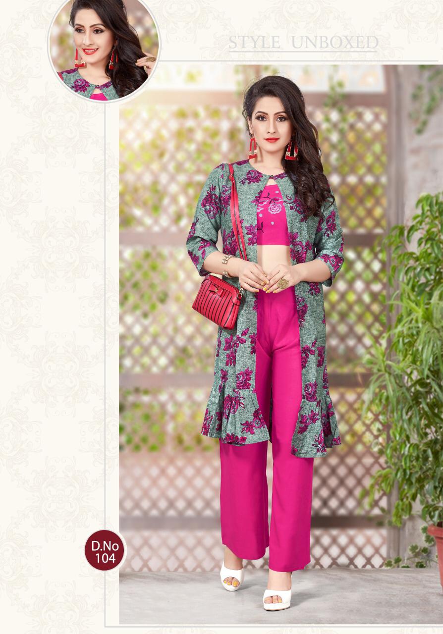 Cherry Vol 1 By Sreenath Creation Pure 14 Kg Rayon Designer Party Wear Kurtis Collection