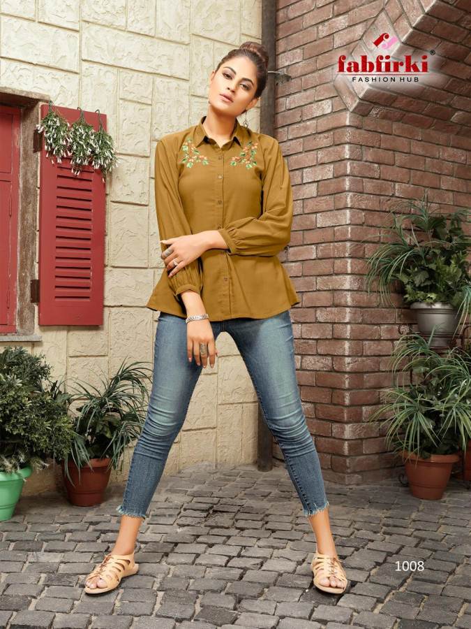 Memsaab By Fab Western Short Top Collection