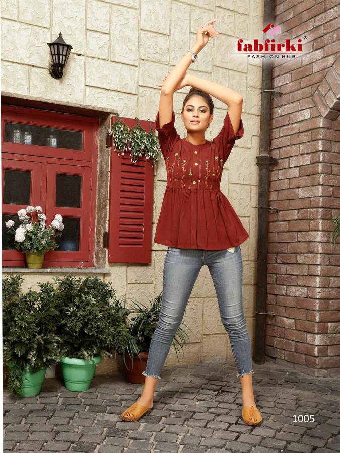 Memsaab By Fab Western Short Top Collection