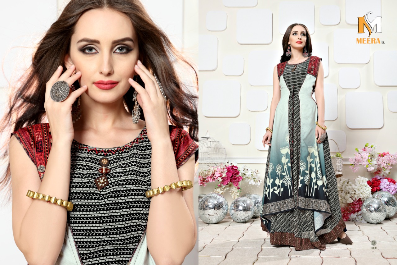 Ranganjali  Muslin Silk Printed Party Wear Gown Catalogue