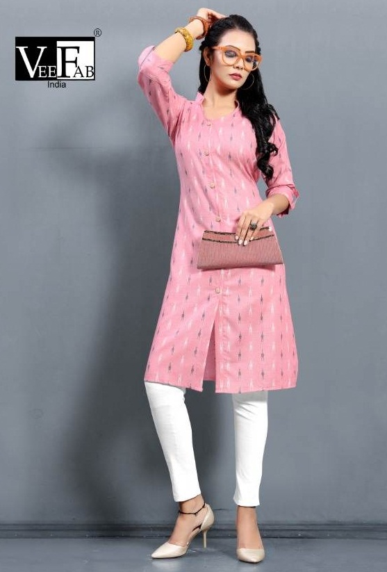 Vf Present Queen Casual Wear Printed Kurtis Catalogue.