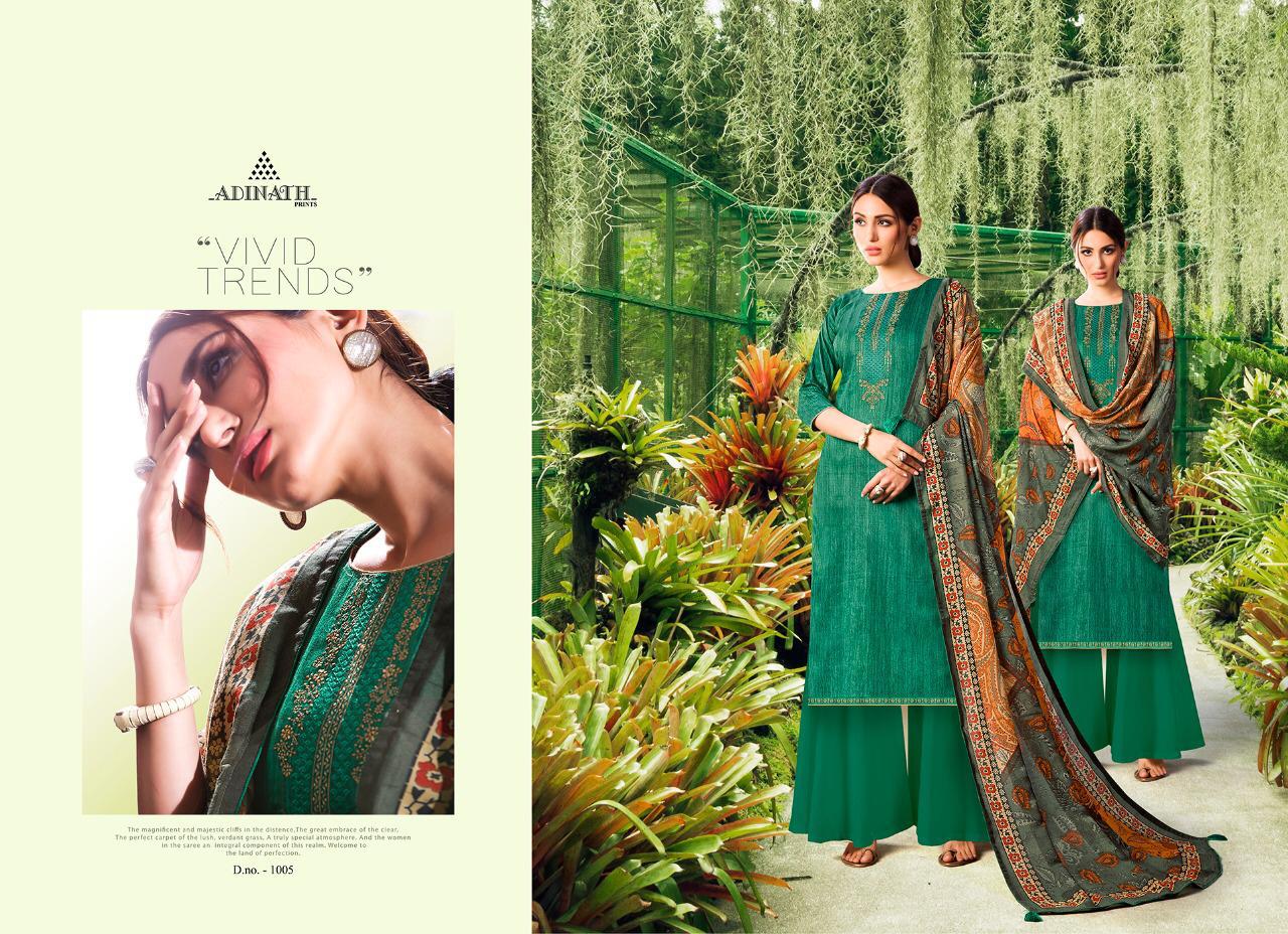 Adinath Prinrs Present Sehar Dress Material Catalogue