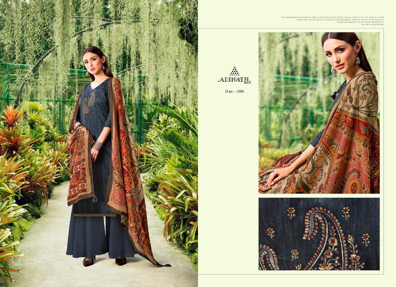 Adinath Prinrs Present Sehar Dress Material Catalogue