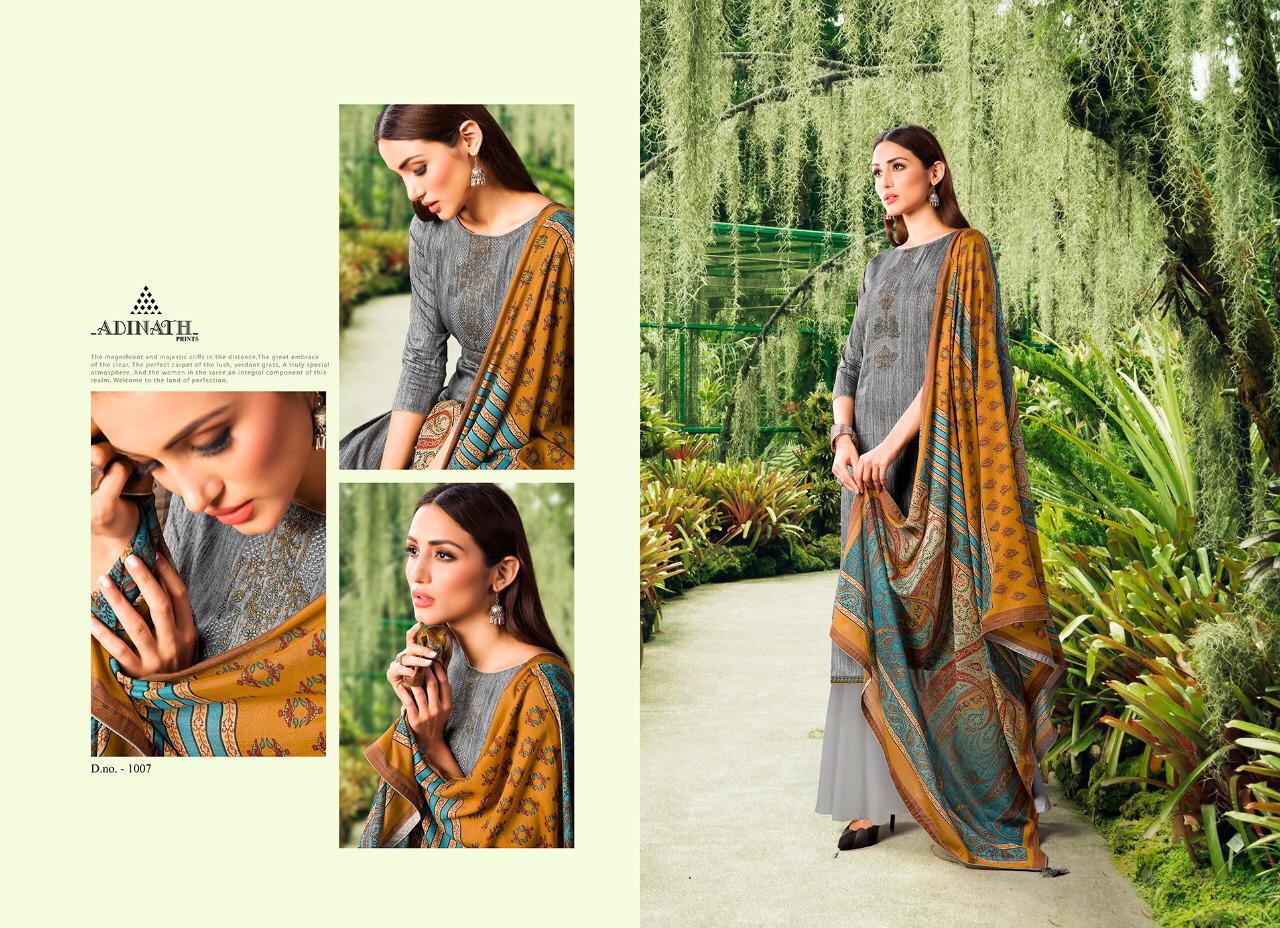 Adinath Prinrs Present Sehar Dress Material Catalogue