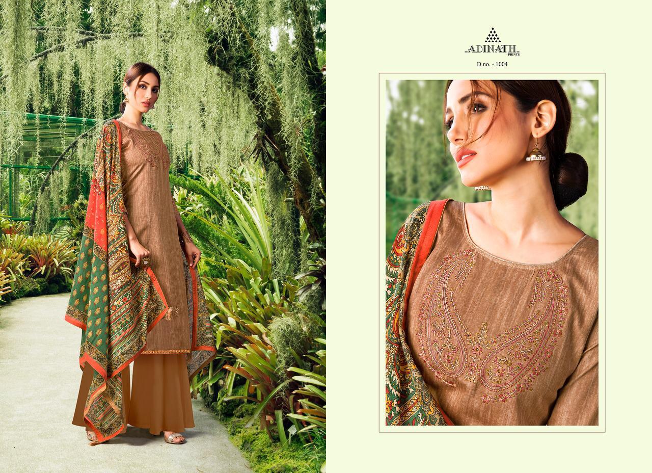 Adinath Prinrs Present Sehar Dress Material Catalogue