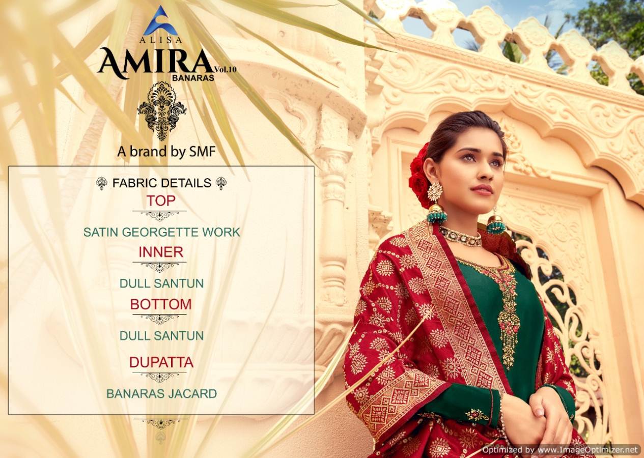 Alisa Present Amira Vol 10 Designer Salwar Suits