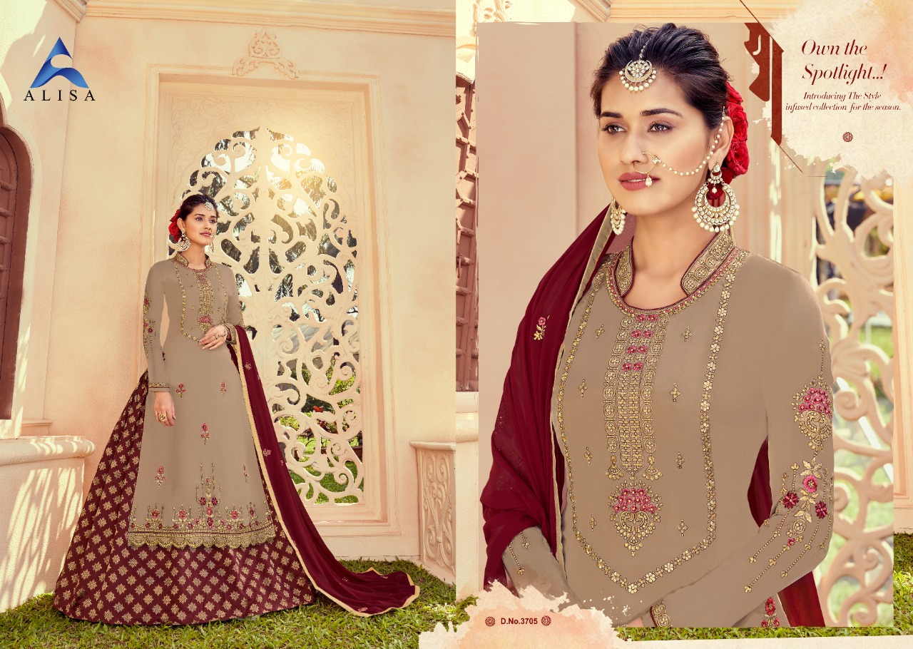 Alisa Present Musk Ghaghra Wedding Wear  Catalogue