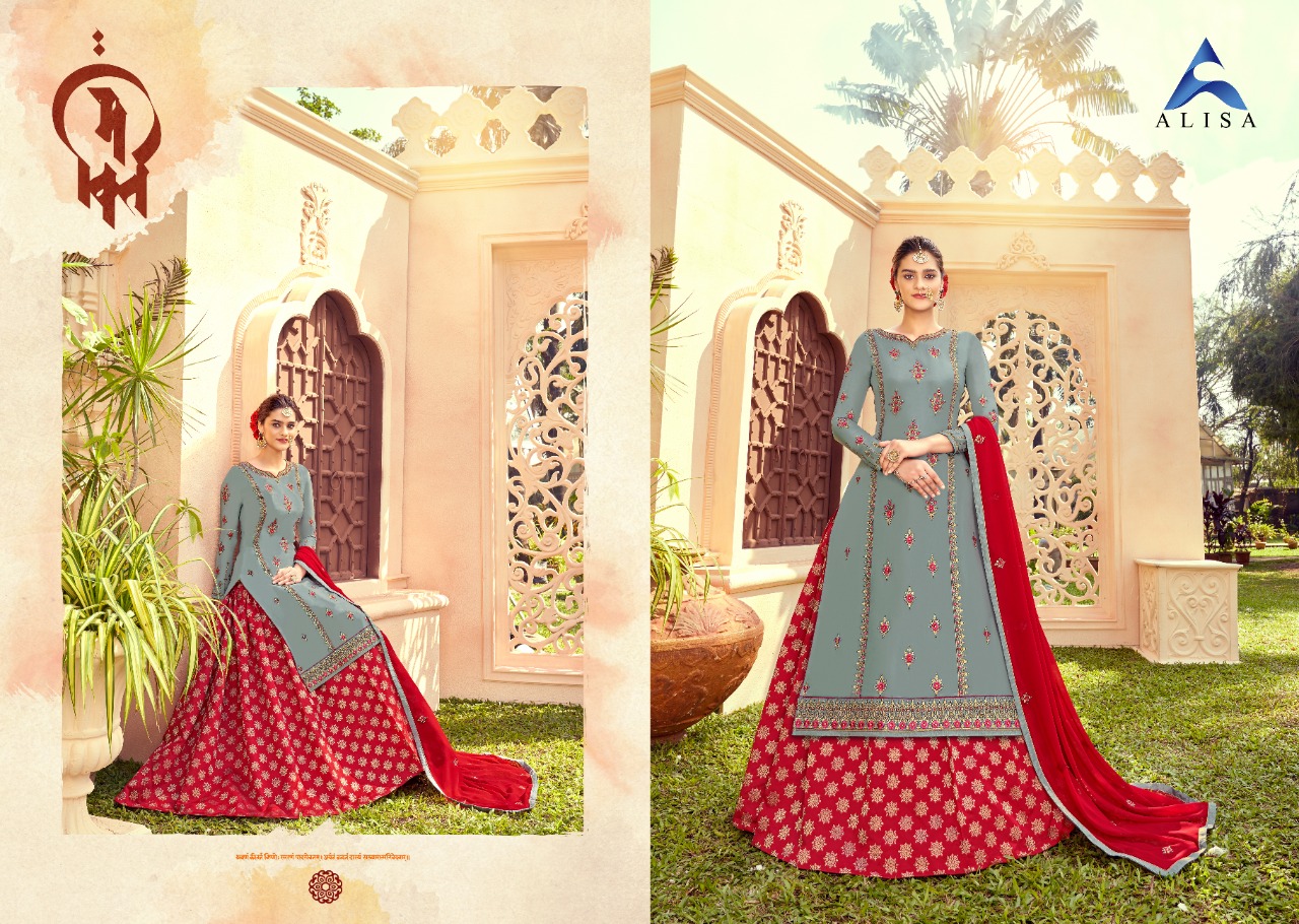 Alisa Present Musk Ghaghra Wedding Wear  Catalogue