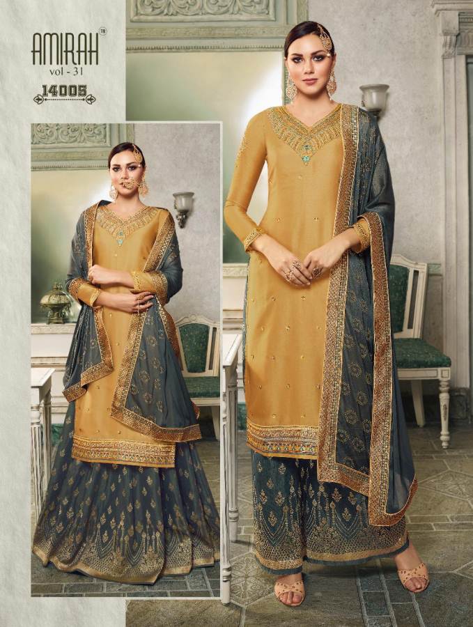 Amirah Vol 31 Modal Satin Silk Embroidered Salwar Suit