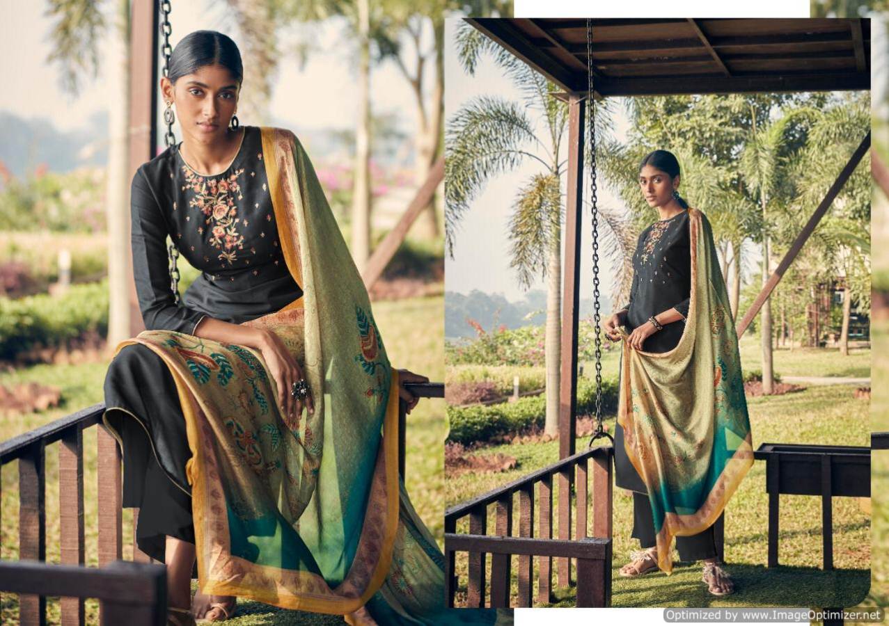 Angroop Present Emerald Designer Dress Material Collection.