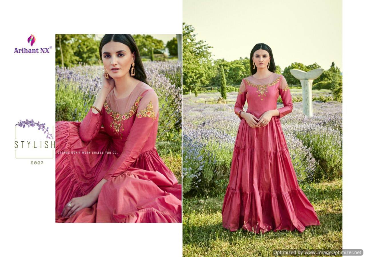 Arihant Present Fiza Party Wear Long Gown Collection